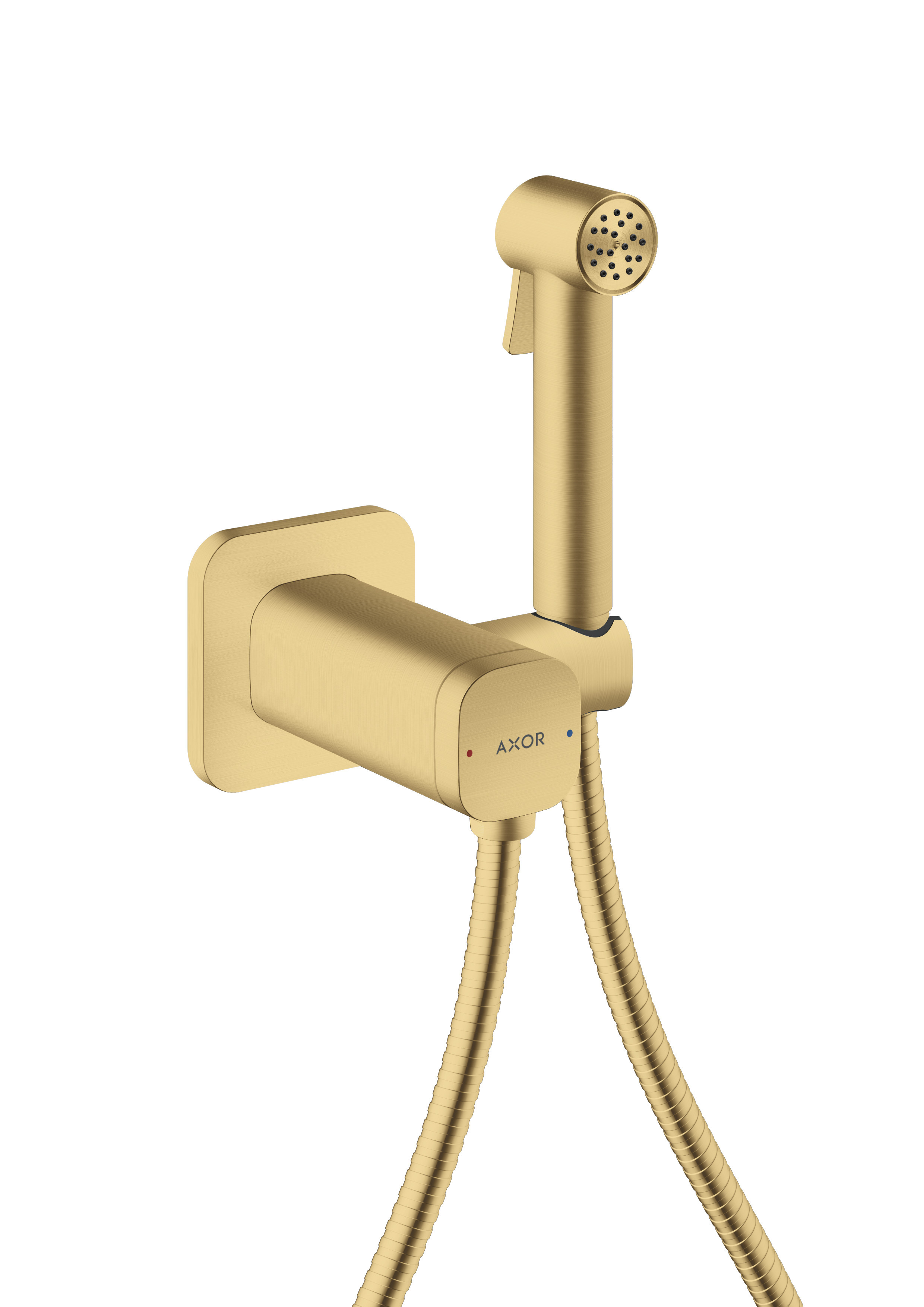 Hansgrohe AXOR Bidette Showers Bidette Douchette à Main 1jet EcoSmart Ronde Pour Eau Mitigee Avec Support De Douche Et Flexibles De Douche 1 25m 98572505