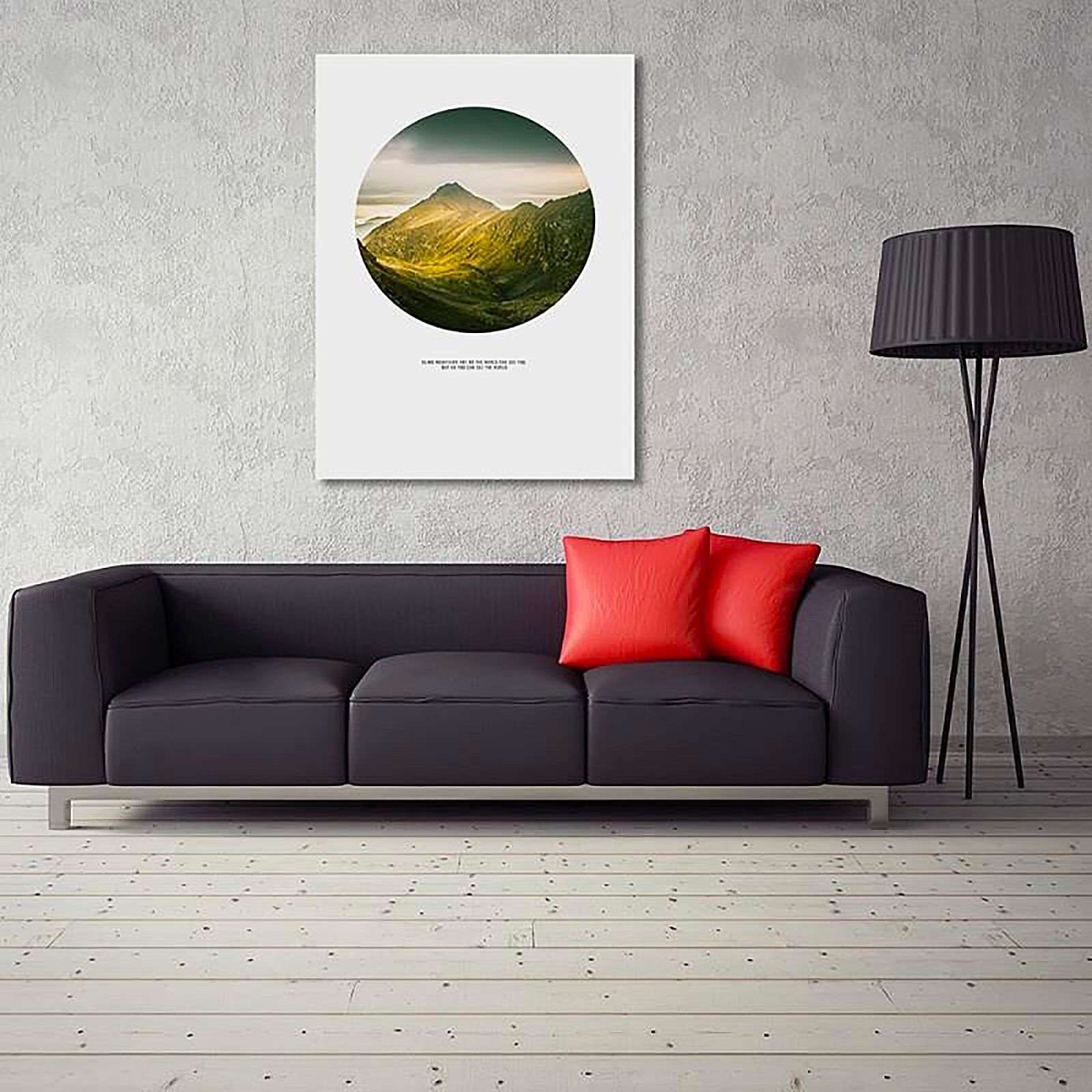 Tableau bois escalader des montagnes - 60 x 80 cm - 3
