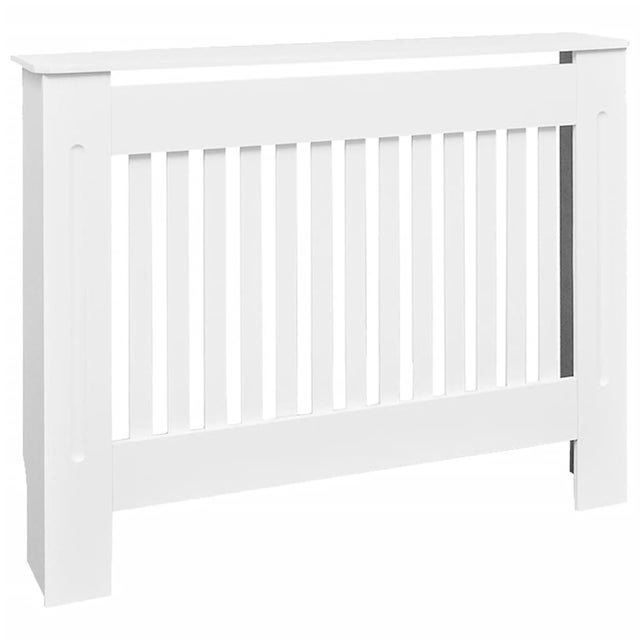 Cache-radiateur，Enjoliveur de radiateur，Habillage de radiateur 112 cm MDF Blanc CFW32576