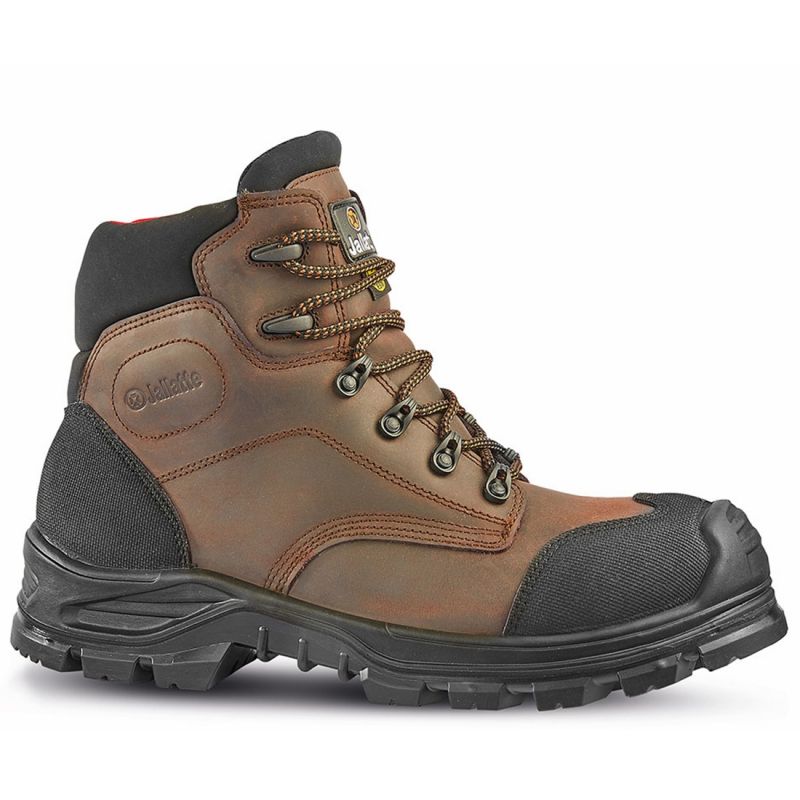 JALLATTE Chaussures De Sécurité Hautes JALFIR SAS S3 CI SRC - Marron/Noir Pour Bâtiment Et Travaux