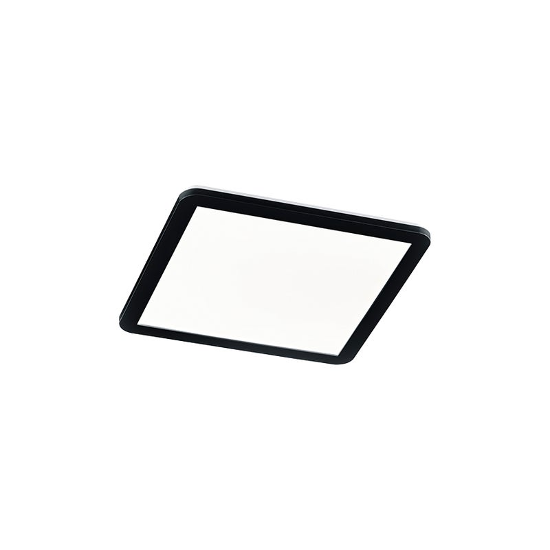 Plafon kwadratowy CAMILA LED 22W Ciepła biel 2700 lm czarno-biały wym:3x40x40cm IP44 Trio