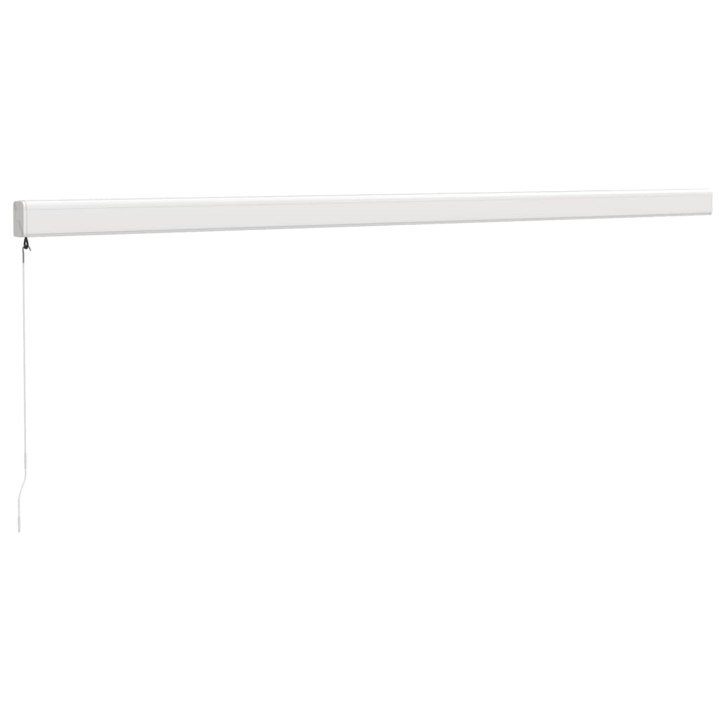 Auvent rétractable crème 5x3 m tissu et aluminium vidaXL - 6