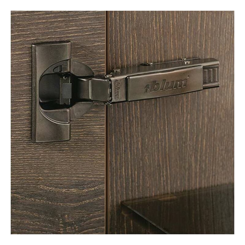 Charnière blum 71B3550 clip top blumotion 110° pose d'angle meuble placard cuisine salle de bain - 2