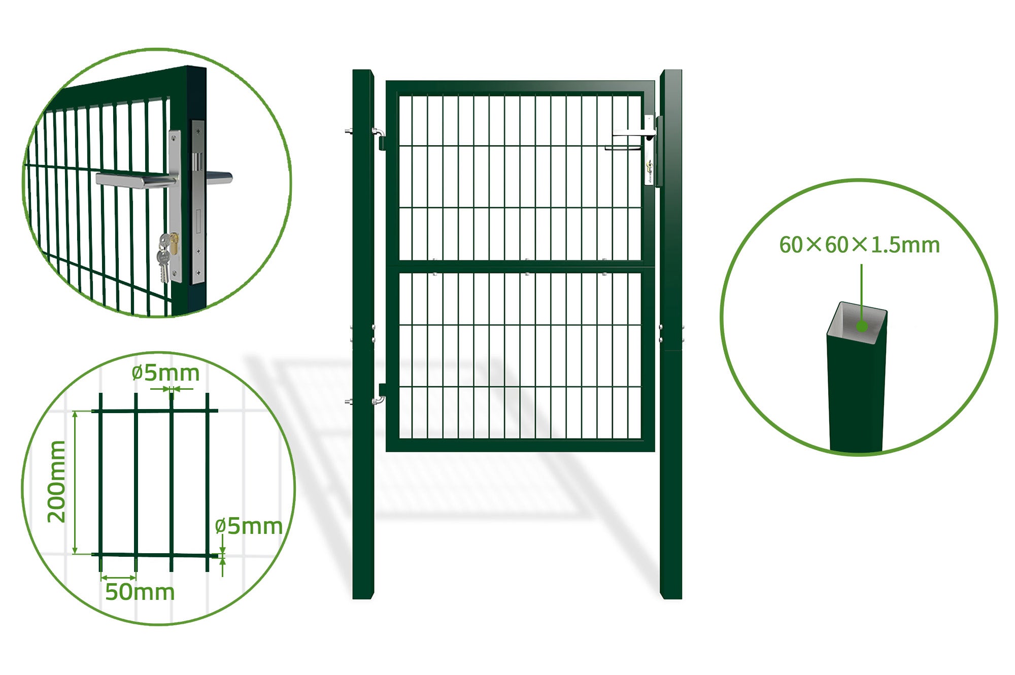 Portillon Largeur 120 Cm