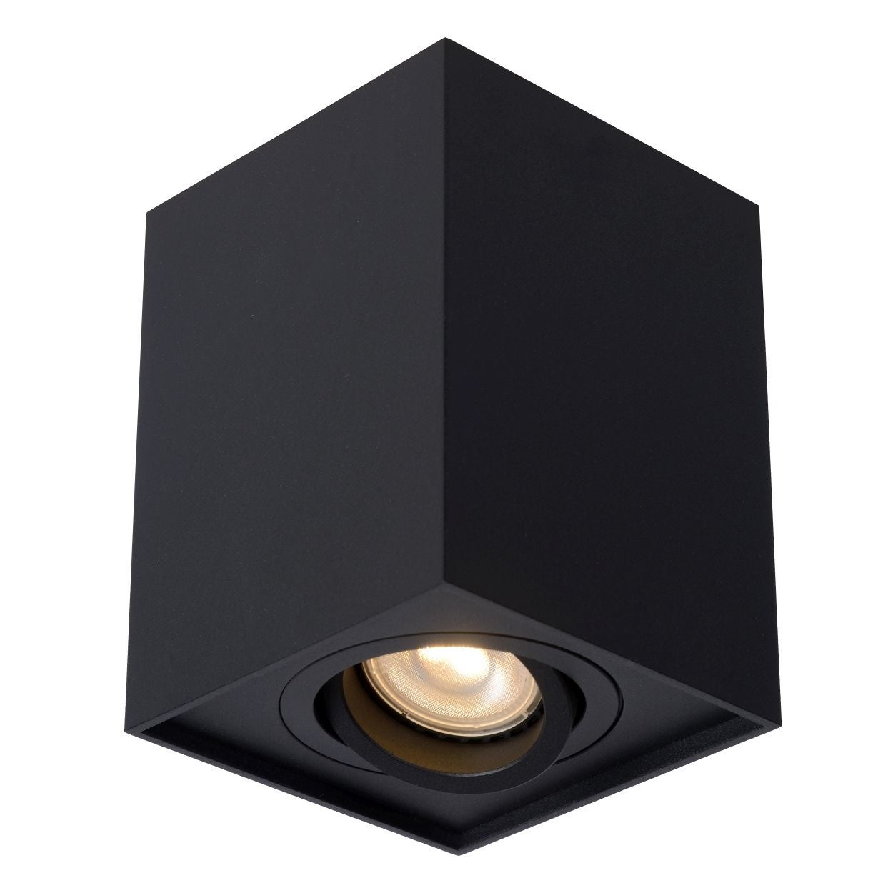 Spot plafond TUBE - Noir - 1xGU10 (MR16) - Lucide - 6