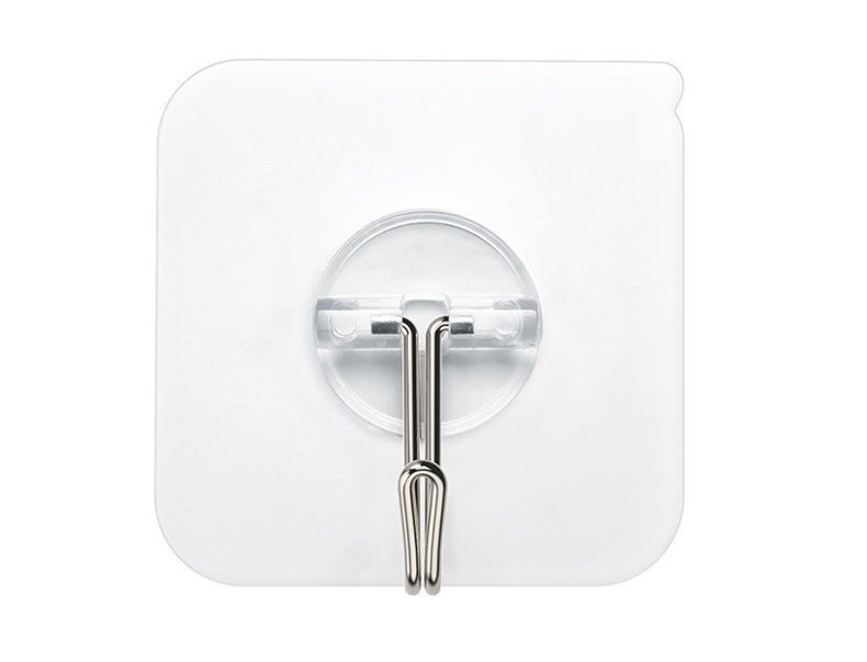 sztuk przezroczystych samoprzylepnych haczyków o wadze kg maks do wieszania w łazience kuchni na suficie ścianie drzwiach szlafrokach ubraniach itp