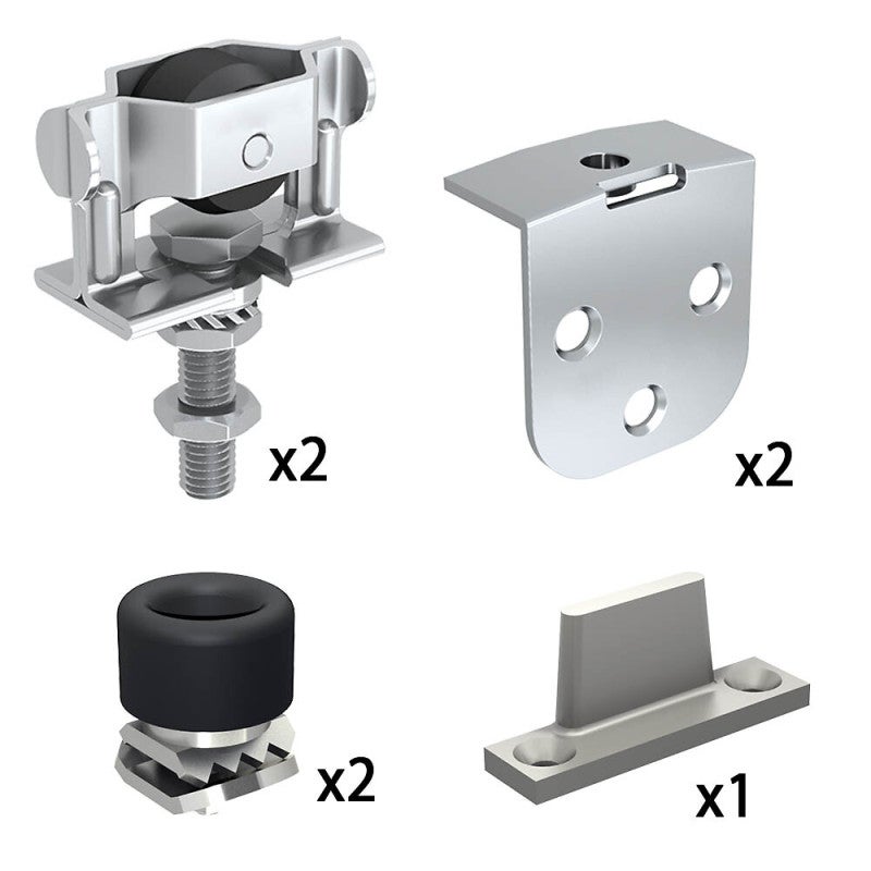 Kit pour 1 porte supplémentaire SLID'UP 1200 - porte jusqu'à 40 kg - 2
