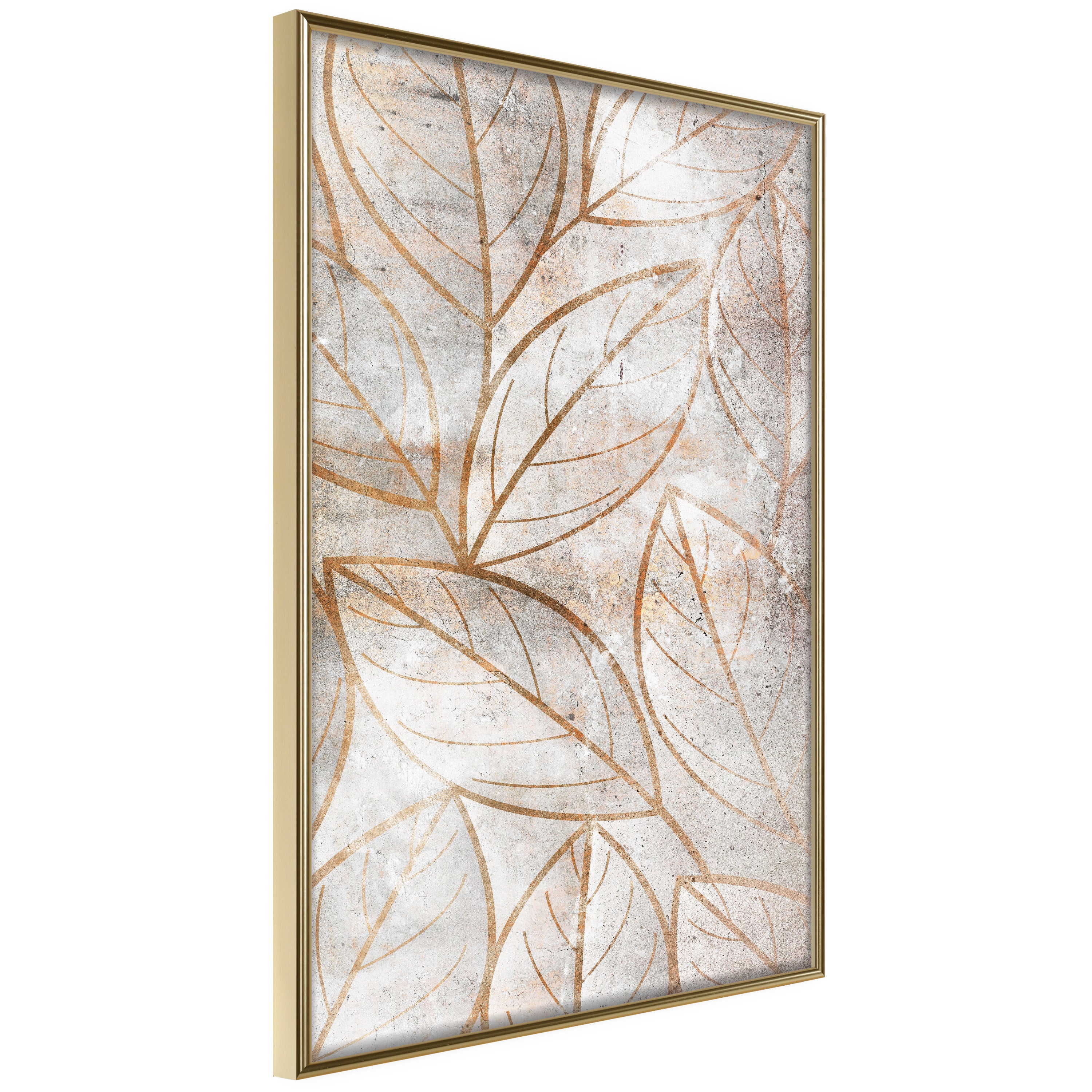 Poster et affiche - Copper Leaves 20x30 cm | Leroy Merlin