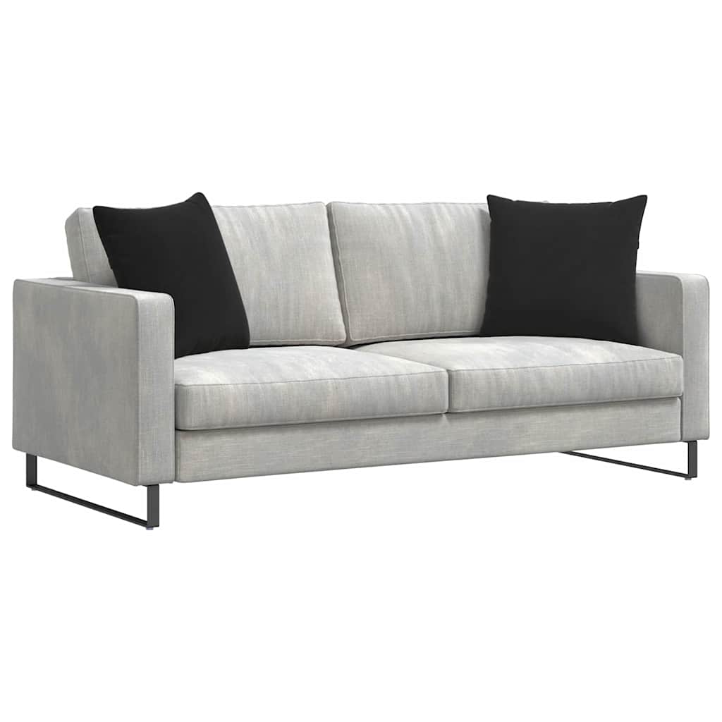 Coussins de canapé 2 pcs Noir 50 x 50 cm vidaXL - 4