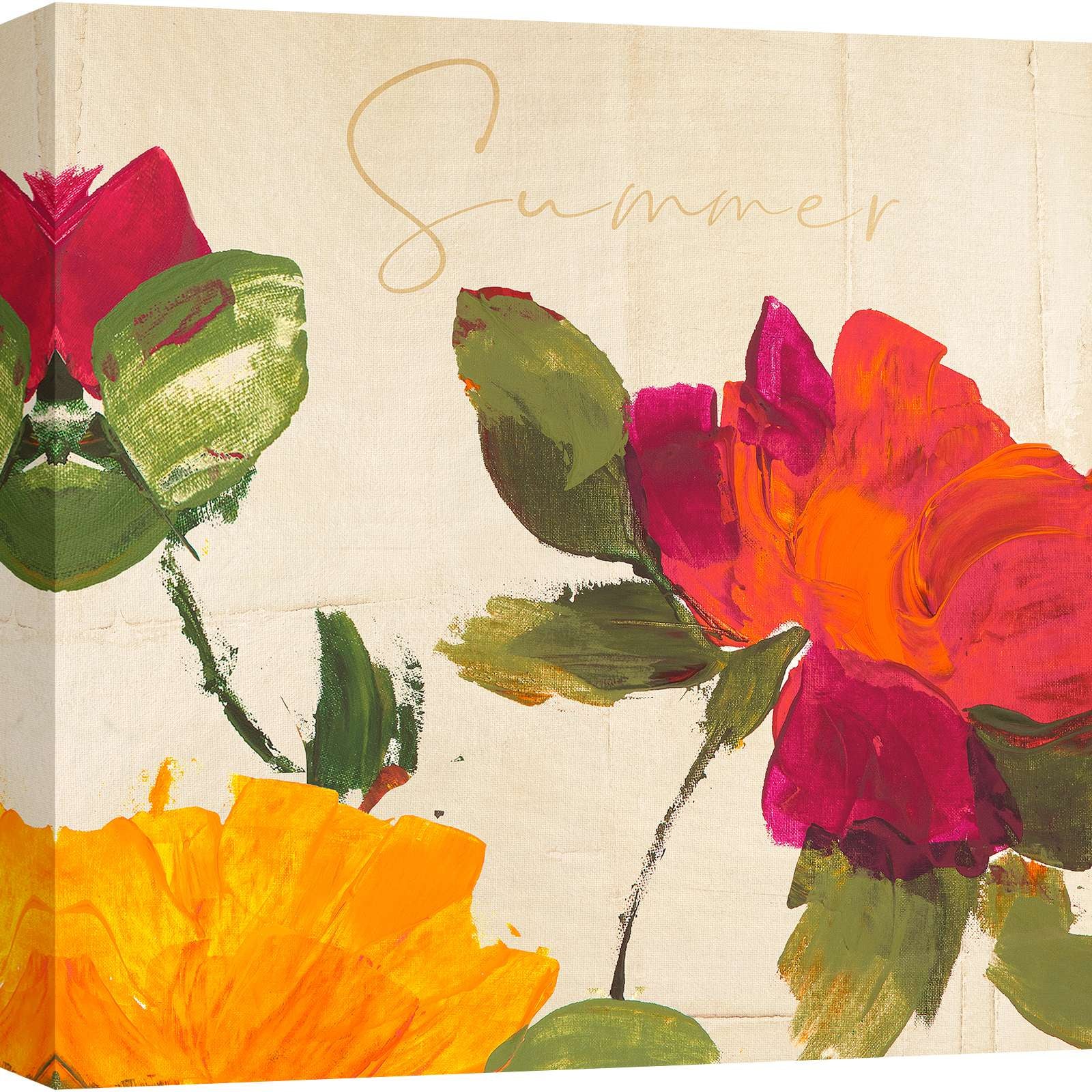 Tableau Toile Cerisiers En Fleurs – Impression Abstraite 50x75 Cm, Prêt à Accrocher, Déco Murale - 12
