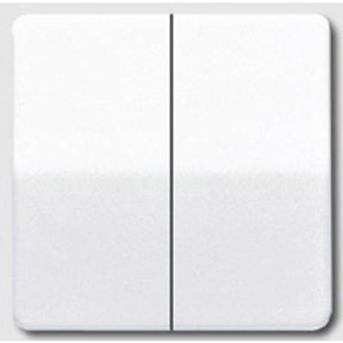 Plaque Murale Double Jung LS 990 – Blanc Crème Ivoire, Interrupteur/Inverseur, Élégance Intemporelle