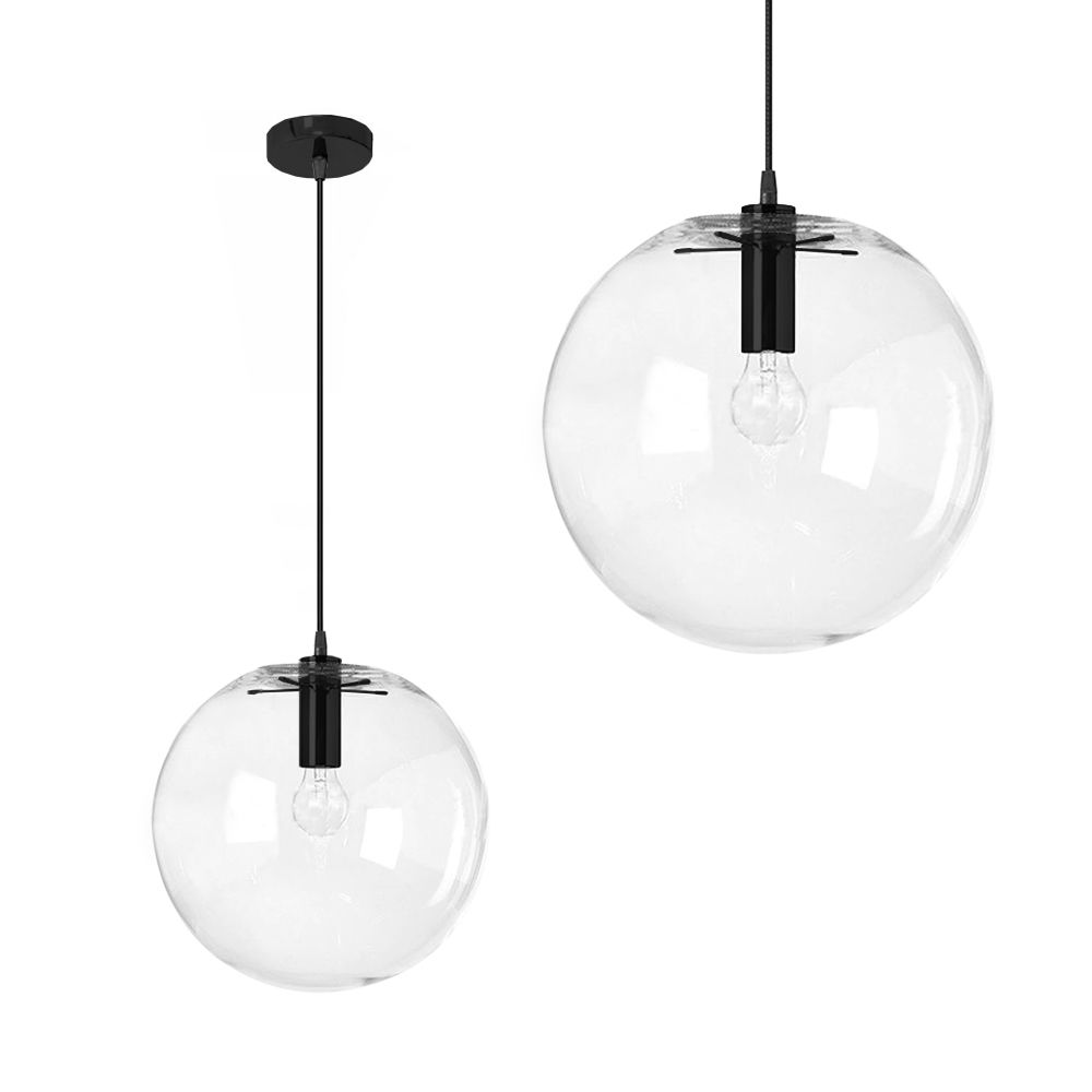Lampa Sufitowa Wisząca Toolight App307-1Cp Lassi Czarny 25Cm