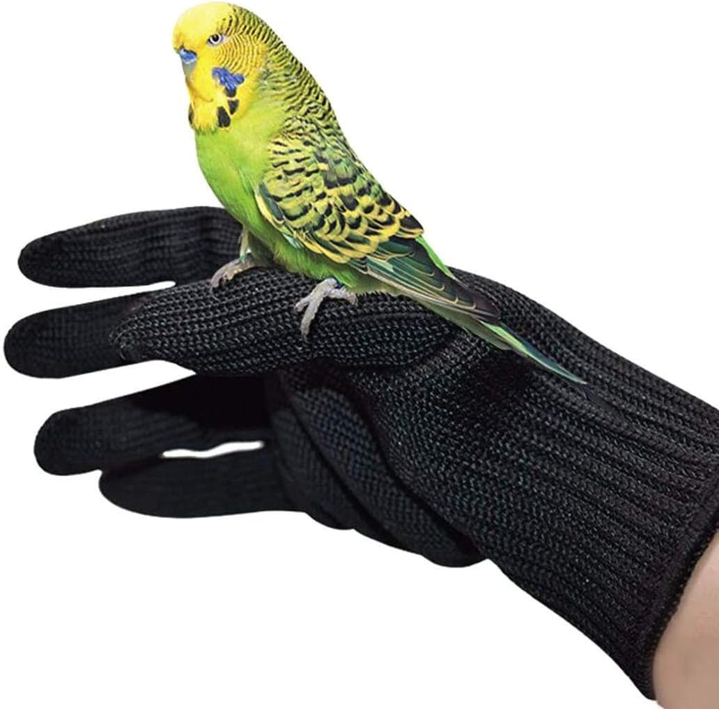 Gants de protection anti-morsures pour petits animaux (1 paire) : écureuils, hamsters, perroquets, calopsittes, pinsons, aras - 2