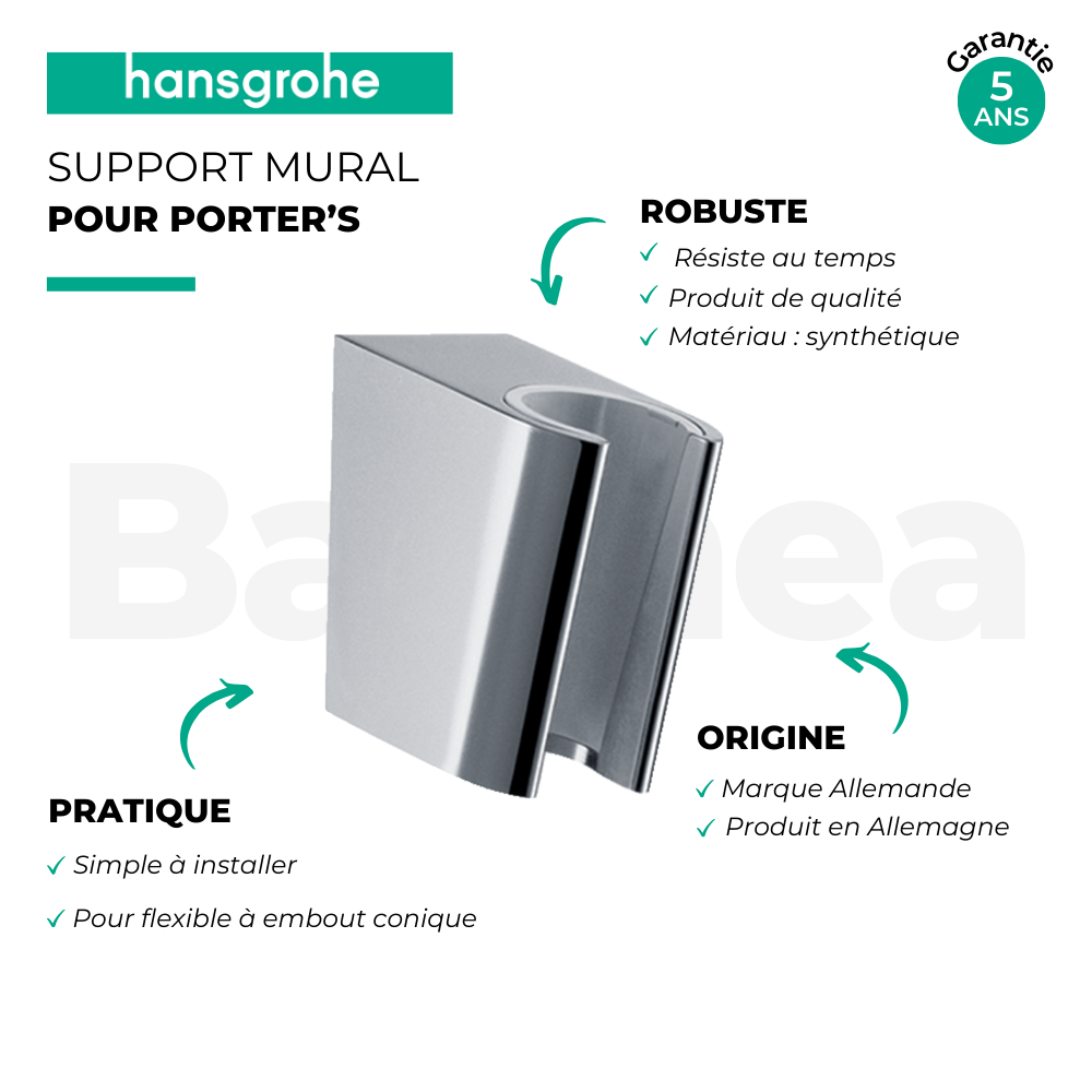 hansgrohe Soporte de ducha: Porter Fine, Soporte para ducha, ref. 28885670