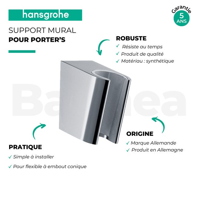 hansgrohe Soporte de ducha: Porter Fine, Soporte para ducha, ref. 28885670 hansgrohe Soporte de ducha: Porter Fine, Soporte para ducha, ref. 28885670