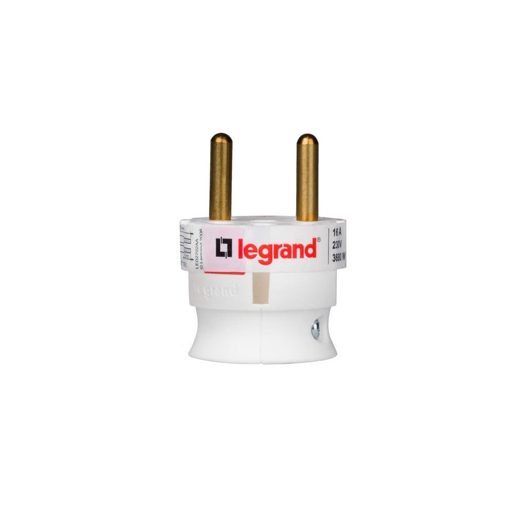 Spina elettrica 2 poli maschio, 16 A, LEGRAND - 3