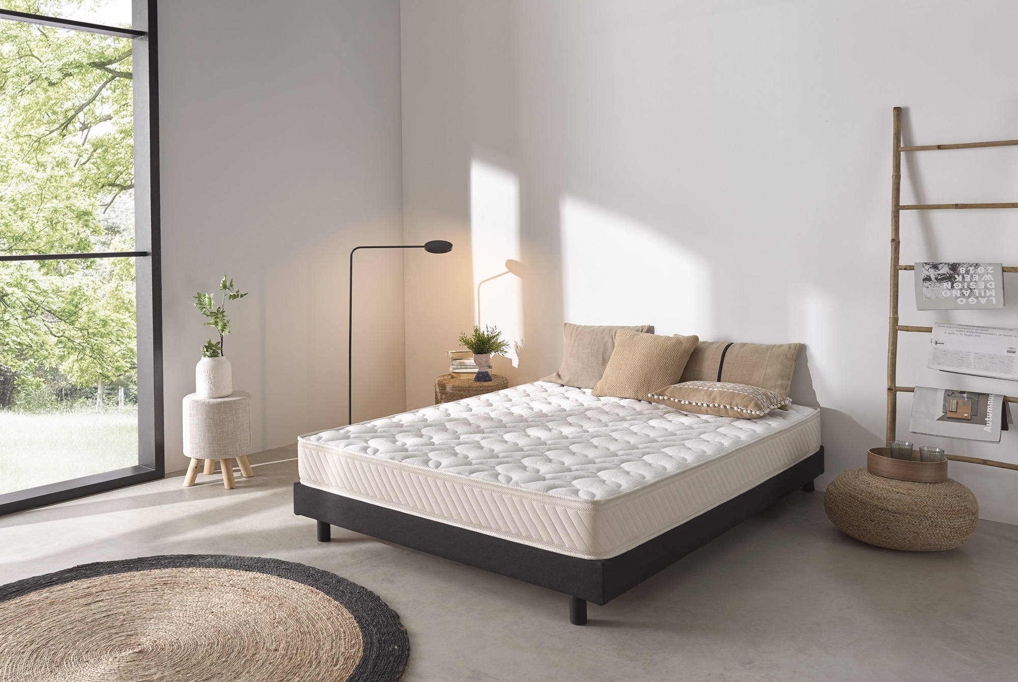 Matelas Rigide Matelas Superior double king size, structure en Mousse à mémoire et gel ...