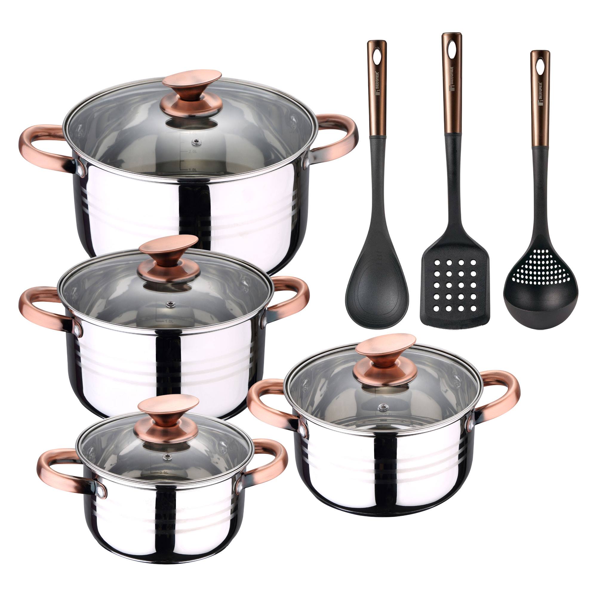 Set di pentole e padelle da cucina in offerta su Amazon - Miglior