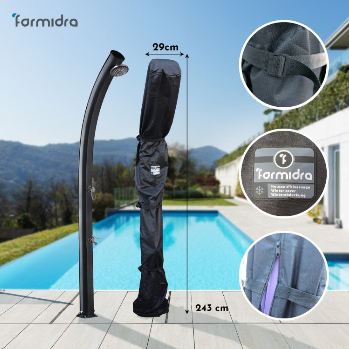 Telo Copriauto da Esterno Per Lexus SC 2006 2005-2010 |Telo Copri Auto Impermeabile Anti Acqua Polvere Neve Sole Freddo + borsa portaoggetti & Strisce Riflettenti