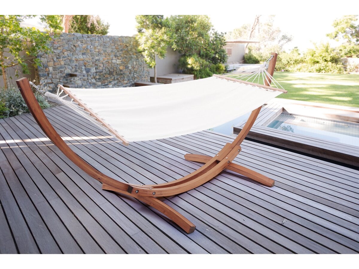 Hamac bois avec toile en coton 