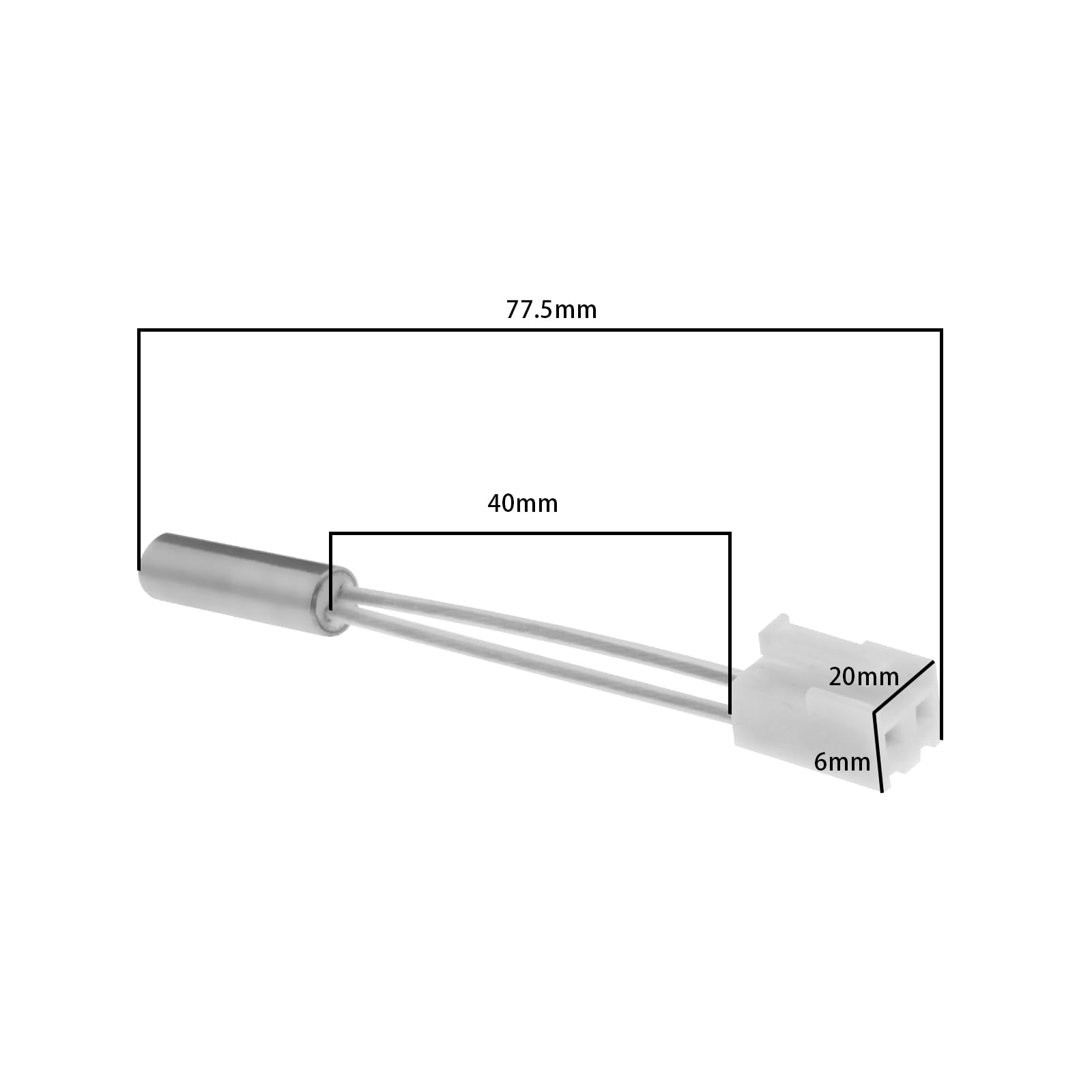 ECSiNG 2 tubi di riscaldamento dell'elemento cartuccia di riscaldamento compatibili con Artillery Sidewinder X1/Genius 24 V 64 W VH3.96 accessori per - 2
