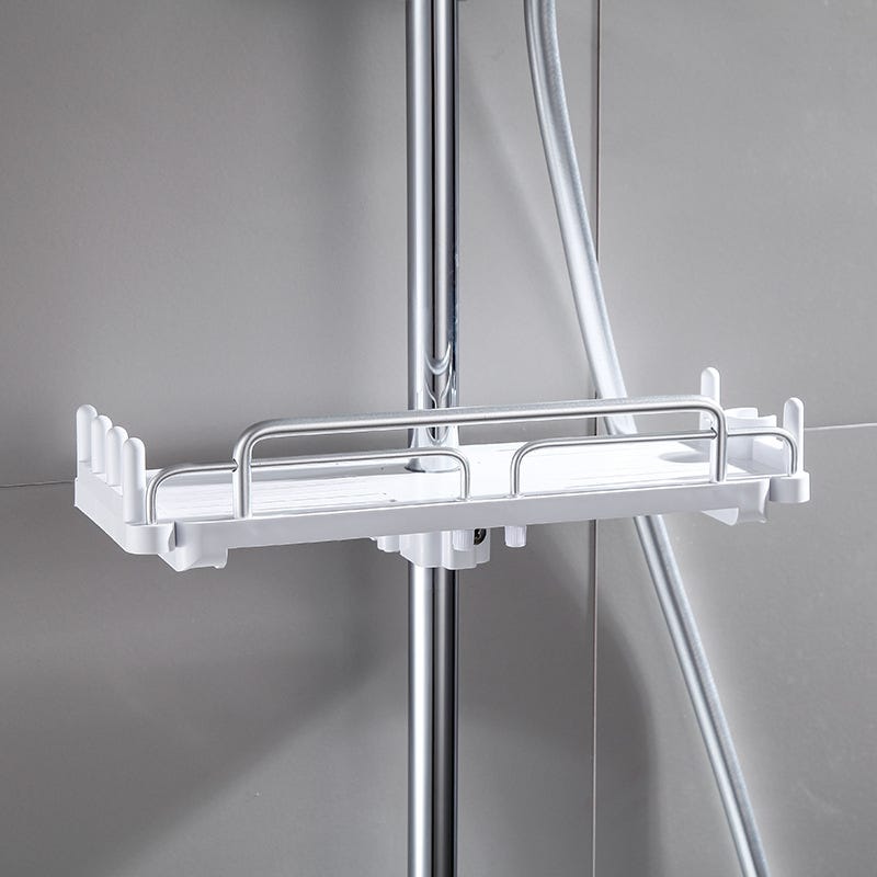 2 Aste Telescopiche A Molla - Bianche, Regolabili 30-50cm, No Fori. Per Tende, Armadi, Bagno - Foto 12