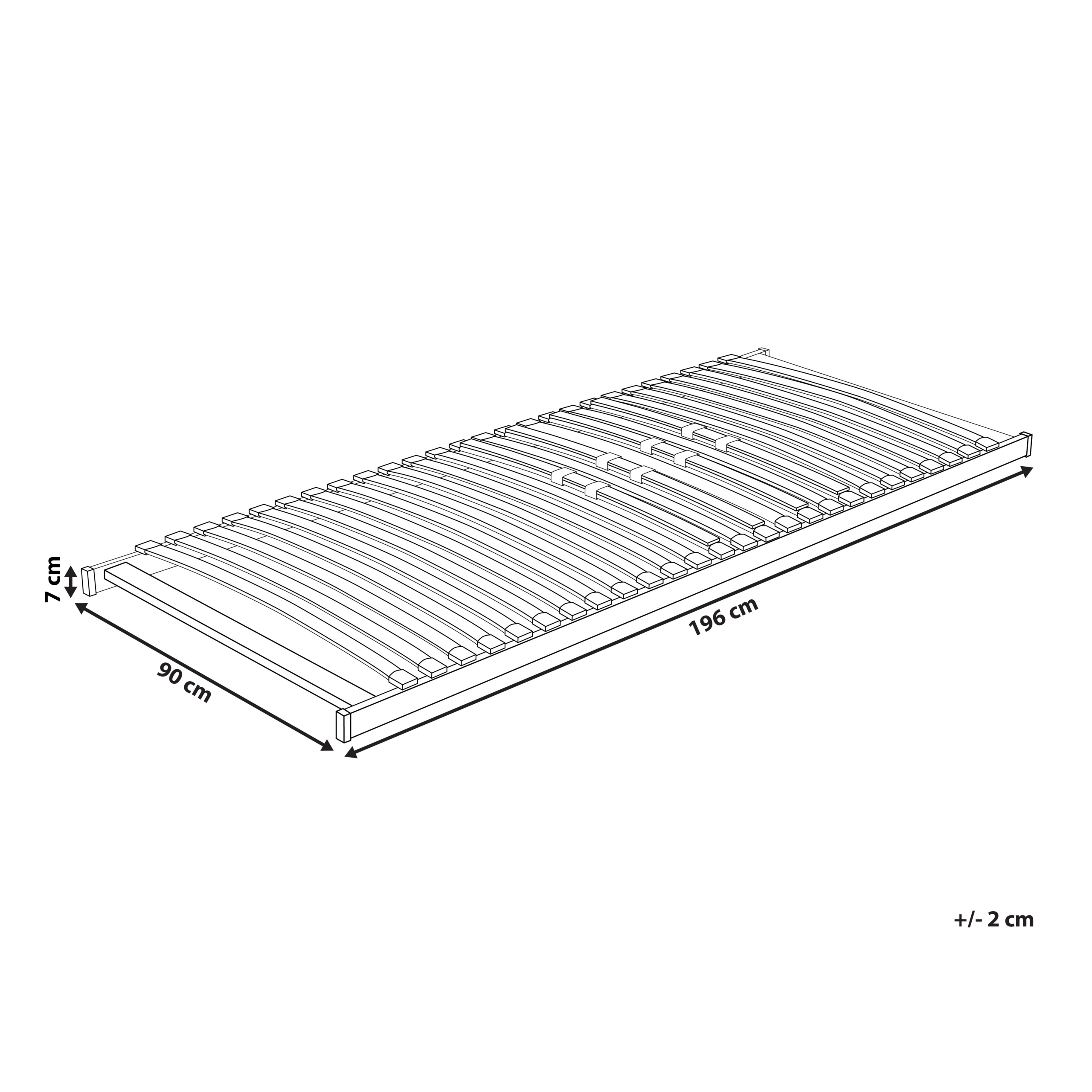 Estrado com ripas VOUZIERS 90 x 200 cm - 3