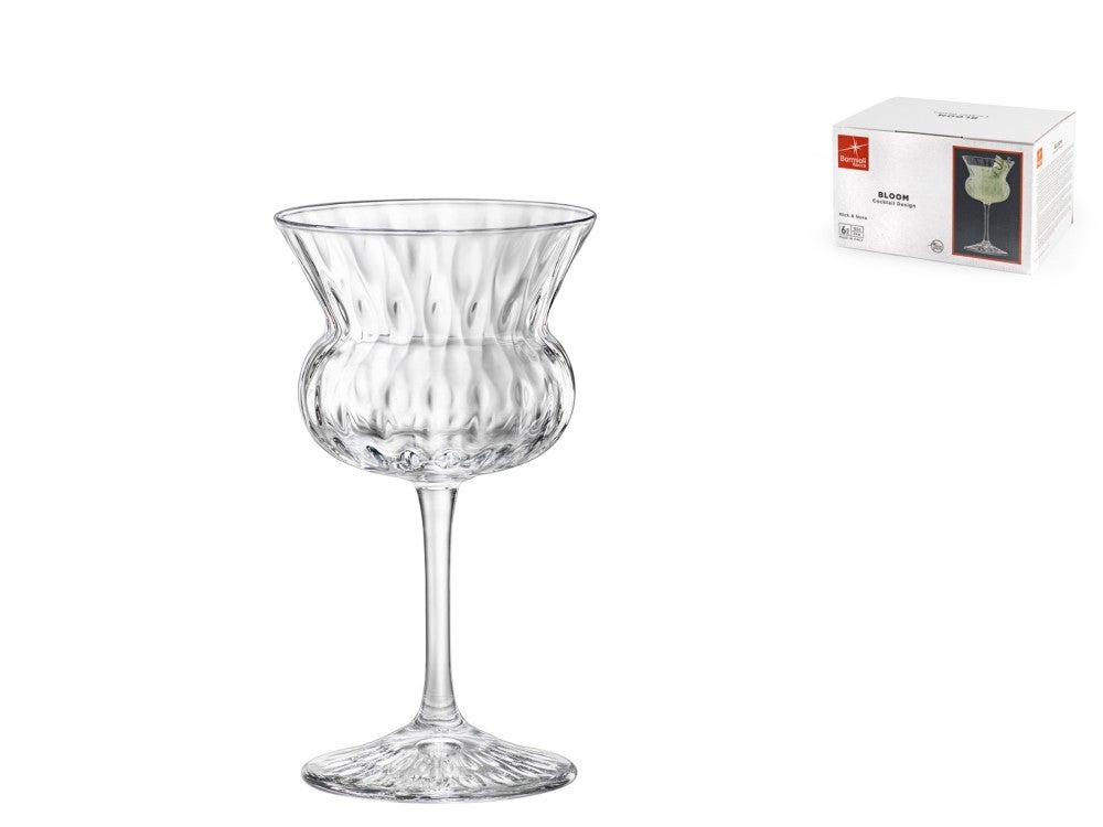 Bicchieri Bormioli Rocco Archimede - 24 Cl, Grigio | Confezione Da 6, Vetro Resistente - Foto 1