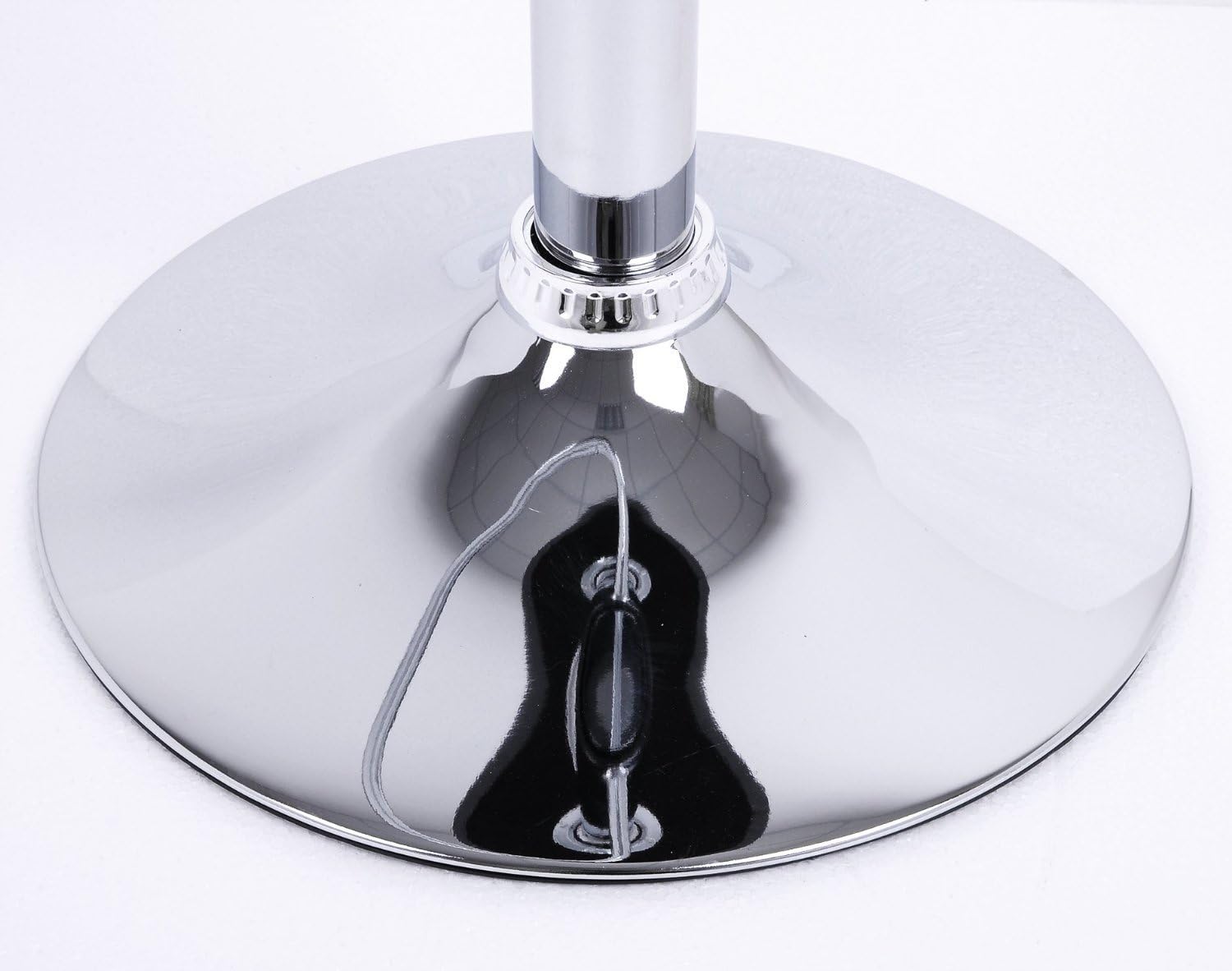 Lot de 2 Tabouret de bar WOLTU en lin, Siège bien rembourré, Tabouret pivotant, ajustable en hauteur, Gris foncé - 7