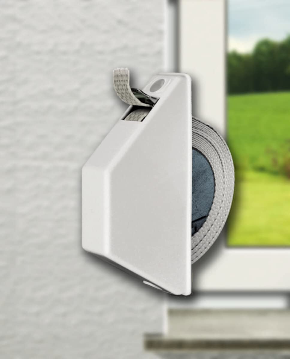 Rullino Di Rinvio Per Tapparelle Schellenberg - Per Sistemi Mini E Maxi, Grigio, Con Piastra A Vite