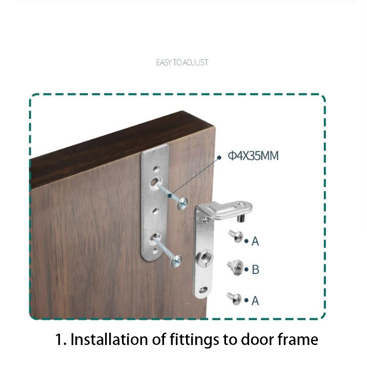 Zawias ukryty z regulowaną osią pionową do drzwi drewnianych o wadze do 70 kg - otwarcie 110°, precyzyjna regulacja 3D - 6