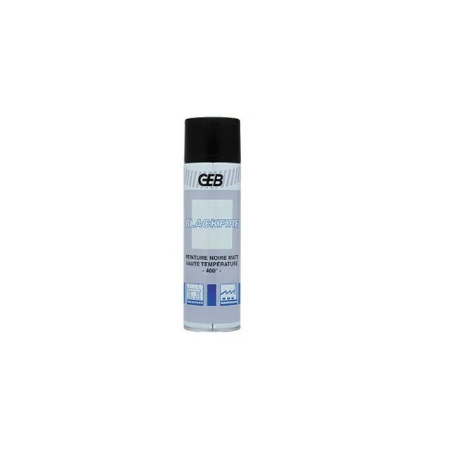 Blackfire peinture noire, haute température aérosol 650/500 ml
