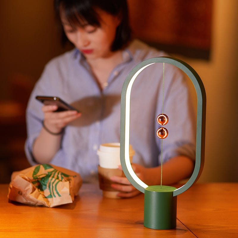 Charge Balance Balance magnétique demi-air LED bureau lampe magnétique Levitation ...