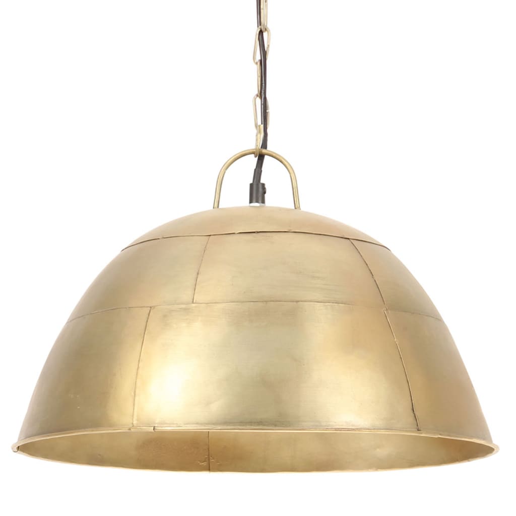 Suspension Ampoule NICRX 25 Cm Industriel Vintage Pendentif éclairage Verre Lotus Lampe Suspension Lustre E27 Laiton Finition Plafond Suspension Lampe (Effacer Suspension Boule Verre