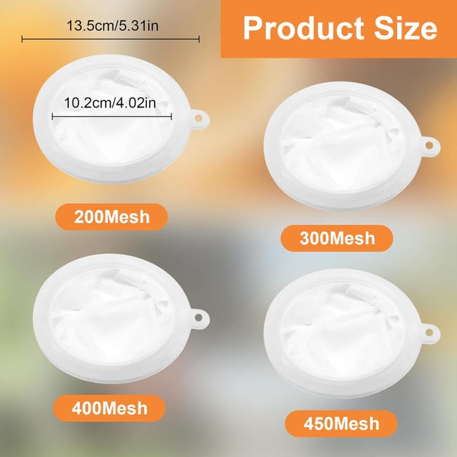 4 Pezzi 100/200/300/400 Filtro a Setaccio Fine Filtro Alimentare a Maglia Colino Alimentare in Nylon Filtro a Setaccio da Cucina | Leroy Merlin 4 Pezzi 100/200/300/400 Filtro a Setaccio Fine Filtro Alimentare a Maglia Colino Alimentare in Nylon Filtro a Setaccio da Cucina | Leroy Merlin