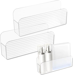 Menbyci Lot De 2 étagères De Douche D'angle, étagère De Bain Adhésive Avec Crochets, En Acier Inoxydable 304 Résistant à La Rouille Pour Accessoires De Baignoire, étagère De Rangement Pour Shampooing