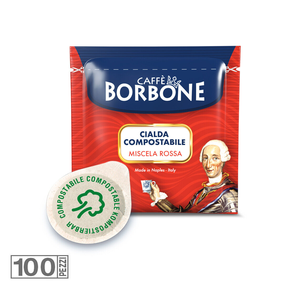Caffè Borbone Napoli Cialde ESE 44mm, Miscela Decisa, 200 Cialde Compostabili, Intensità 9/10 - Foto 8