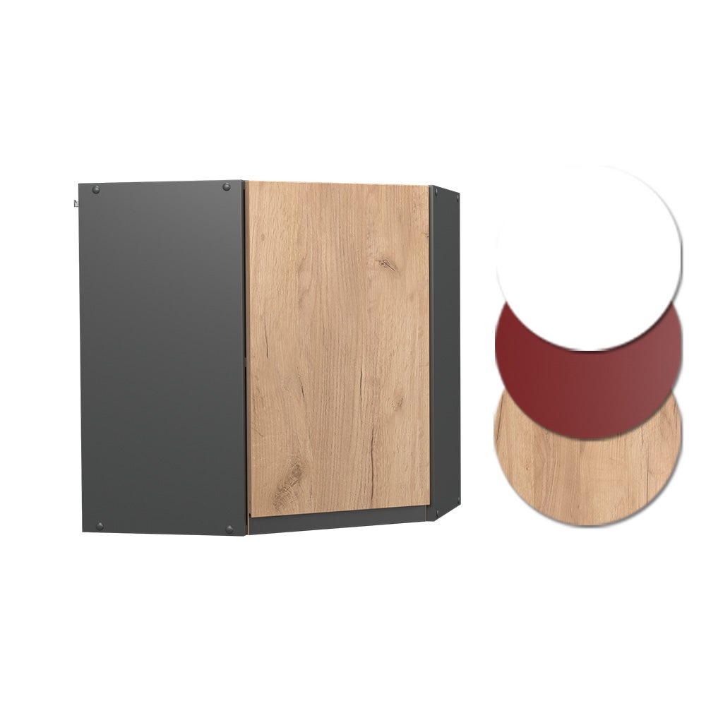 Vicco Elément haut de cuisine R-Line, Chêne de force doré, 57cm J-Shape - 6