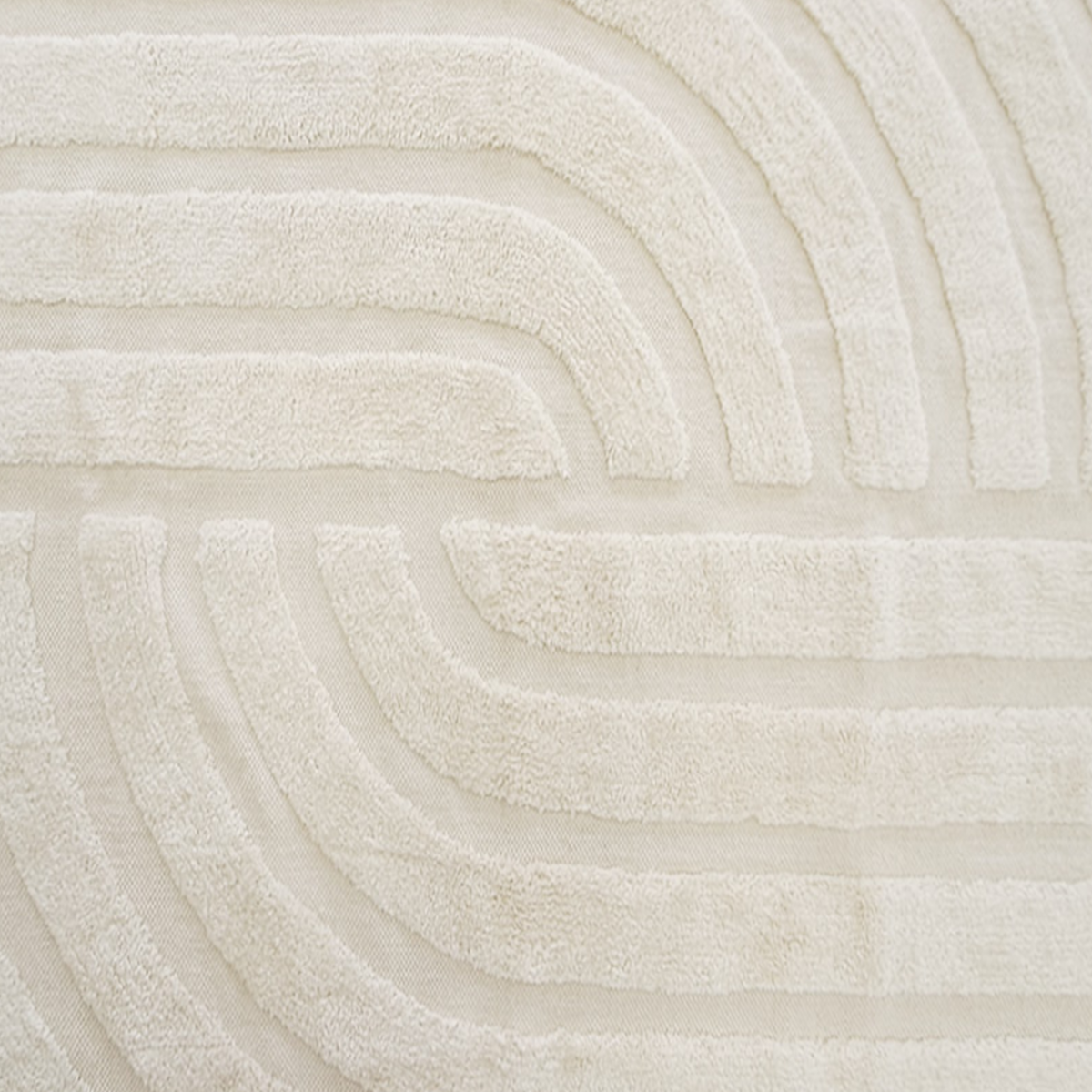 Tapis déco à franges en coton tufté 100x150cm - 3