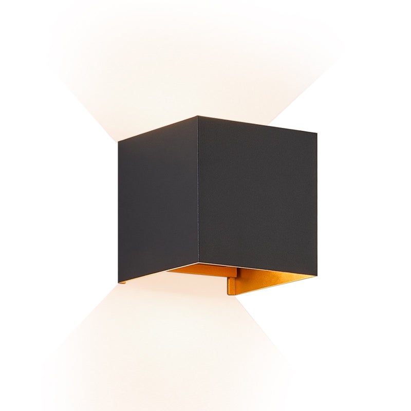 ZMH Kinkiet LED - 1. lampa ścienna wewnętrzna 5W IP65 światło zewnętrzne korytarz ściana ciepła biel