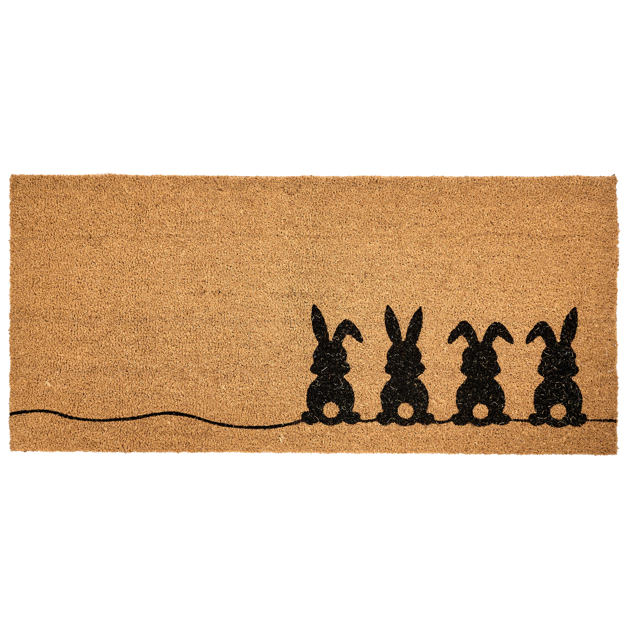 Covor intrare PULIAN Natural 55 x 120 cm Iepure Fibră de nucă de cocos