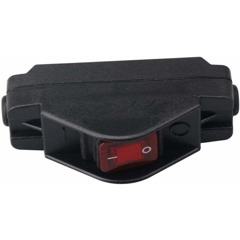 Fonta Material Întrerupător cu cablu încorporat cu buton IP65, impermeabil, negru ...