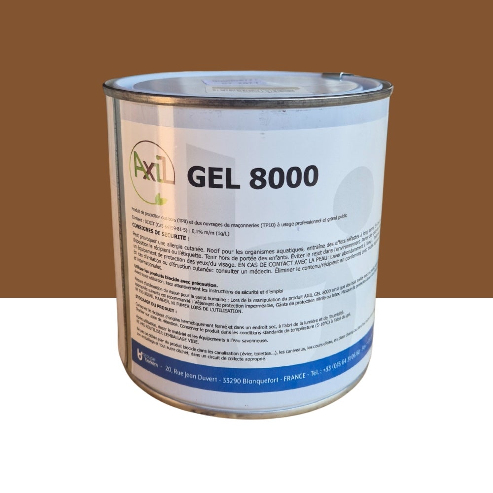 Traitement de coupe pour bois autoclave - AXIL GEL 8000 - MARRON - 450 ...