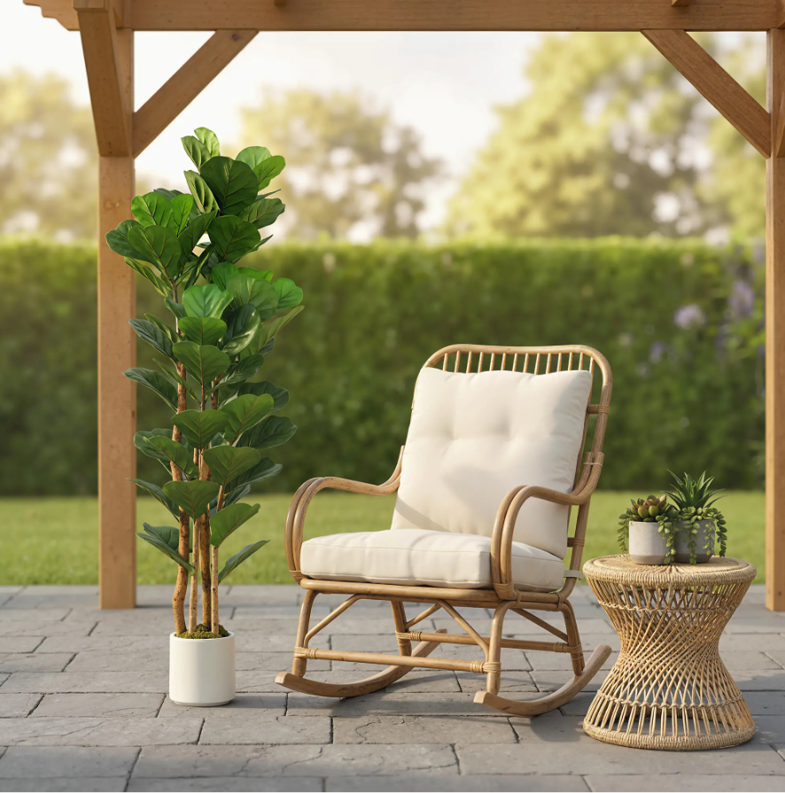 Plante Monstera artificielle avec pot 45 cm Vert vidaXL - 5