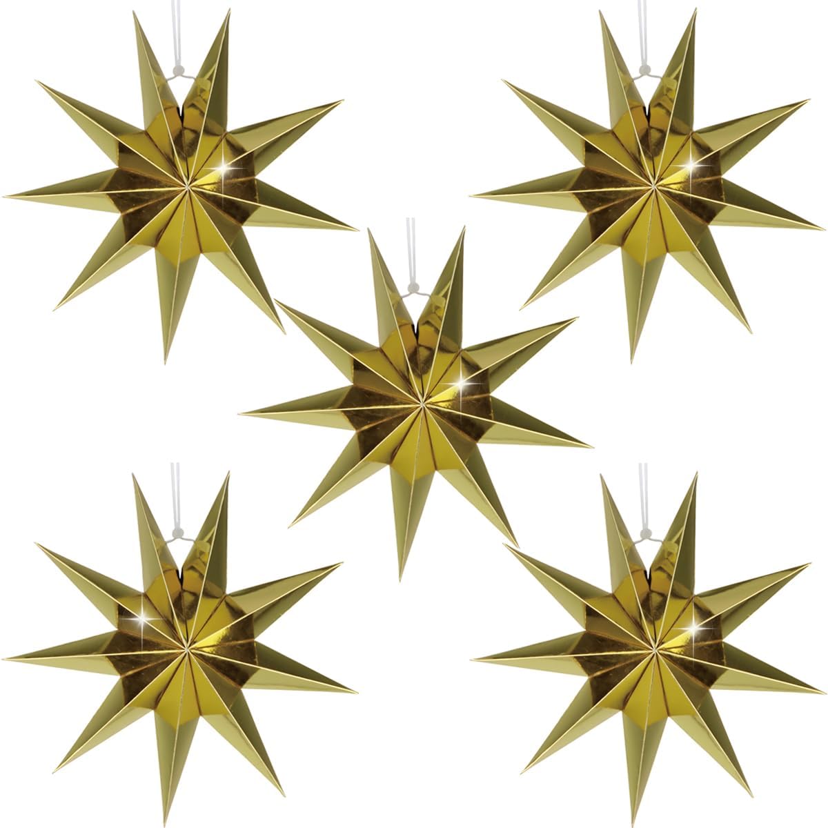 Lot 5 Lampions Halloween LED Papier – Citrouille, Araignée, Fantôme – Lanternes Pliables Solaire Ambiance Effrayante