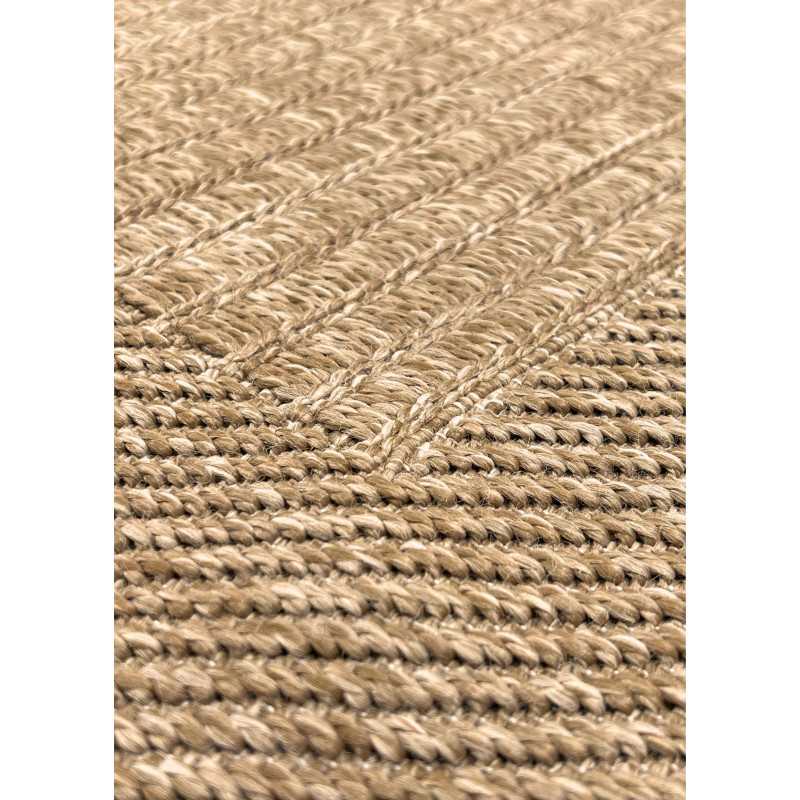 Tapis effet jute intérieur/extérieur - NEVADA 14 Beige - 160x230 cm - 3