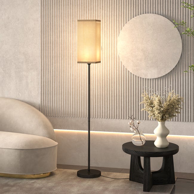 LANMOU Lampada da Terra a LED Dimmerabile, Moderna Lampade da Terra con Telecomando, Lampada a Stelo Minimalista Nera per Soggiorno Camera da Letto Lampada da Pavimento Ufficio, 150cm LANMOU Lampada da Terra a LED Dimmerabile, Moderna Lampade da Terra con Telecomando, Lampada a Stelo Minimalista Nera per Soggiorno Camera da Letto Lampada da Pavimento Ufficio, 150cm