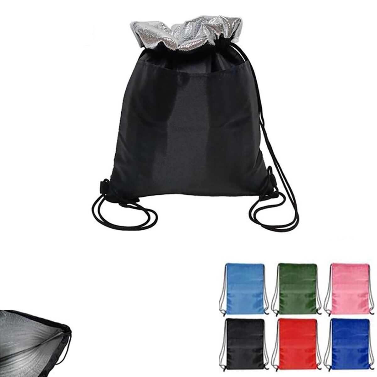 SACCA BORSA TERMICA 43X32CM TASCA INTERNO ALLUMINIO MARE SPIAGGIA