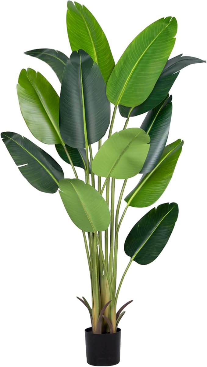 Valyria Home  Planta Artificial Ave Del Paraíso 180 Cm, Strelitzia Artificial Negra , Leroy Merlin