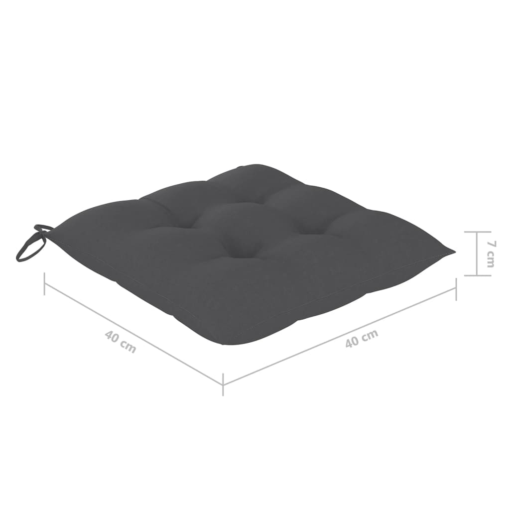 Maison Exclusive - Sedie da Giardino Pieghevoli 8 pz con Cuscini Massello Acacia - 8